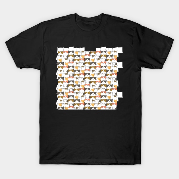 Cat and dog T-Shirt by A tone for life